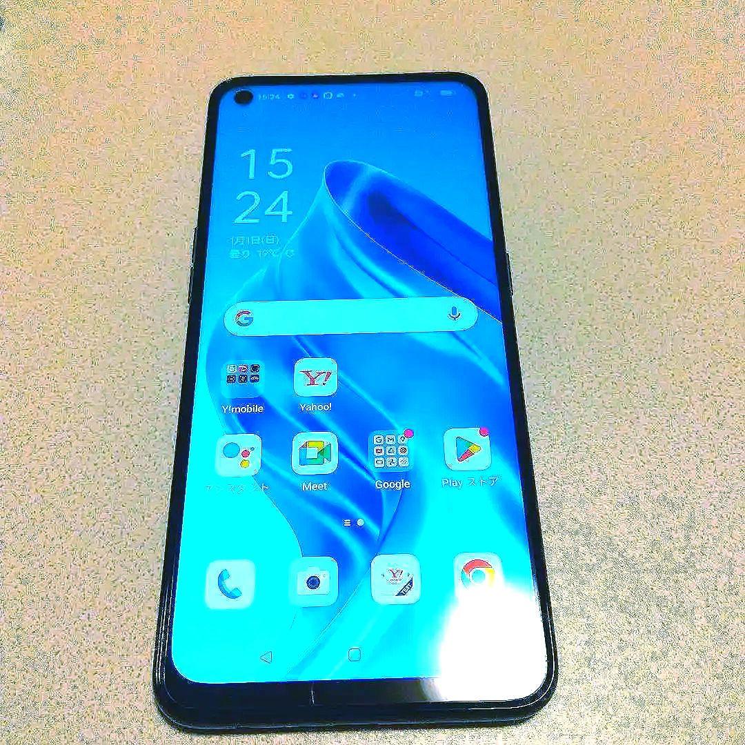 美品★OPPO Reno5 シルバーブラック 本体