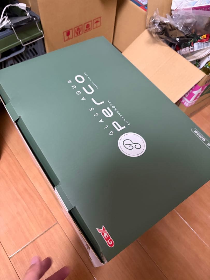 中古　GEX GLASS AQUA Perco LED付きガラス水槽