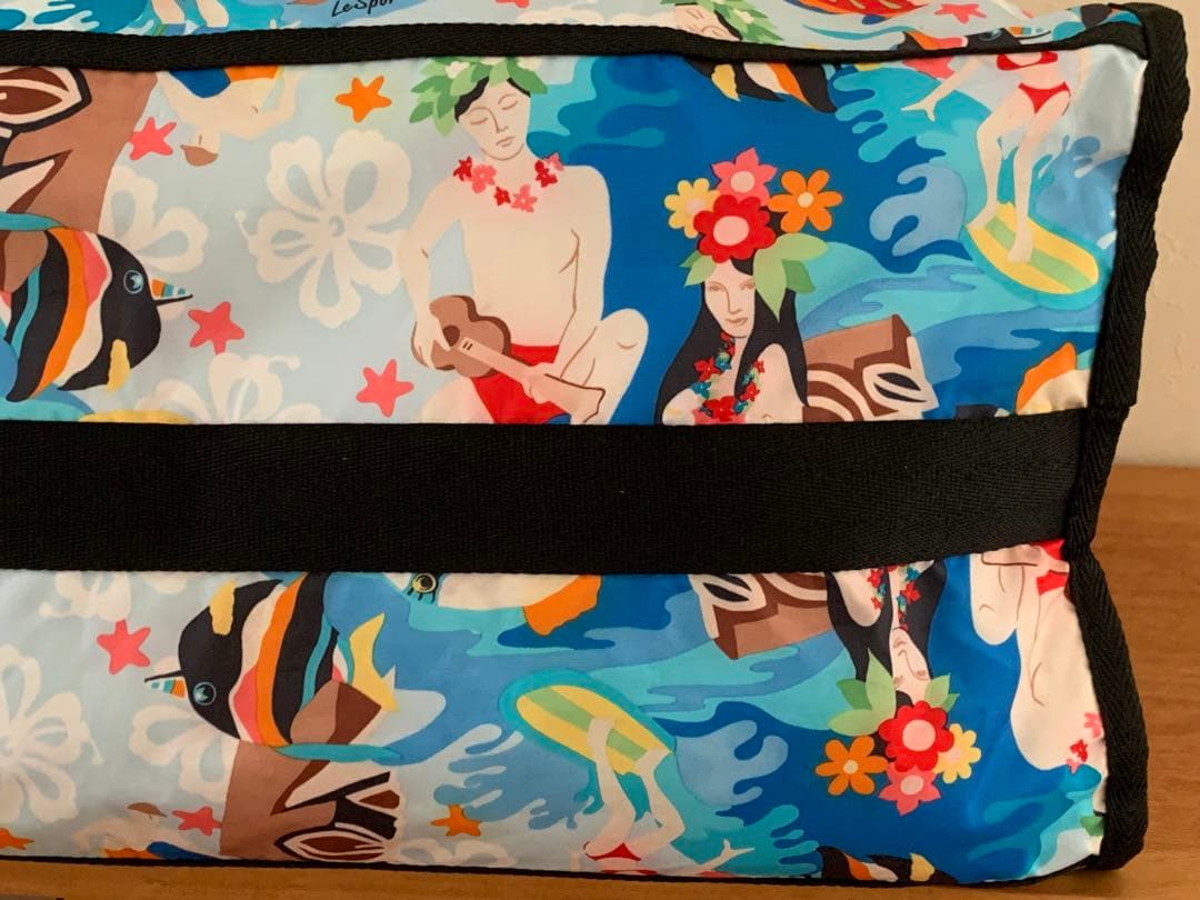 美品 レア柄 レスポートサック ボストンバッグ　3〜4泊用サイズ