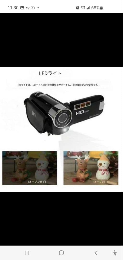 ✳︎入園式に✳︎デジタルビデオカメラ HD 手ブレ 防止16倍ズーム デジカメ