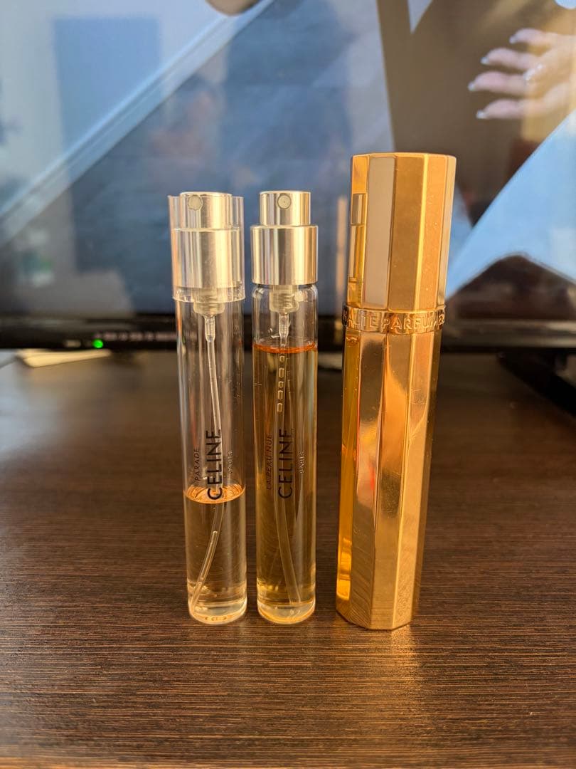 CELINE ゴールドトラベルスプレー＆リフィルオードパルファム