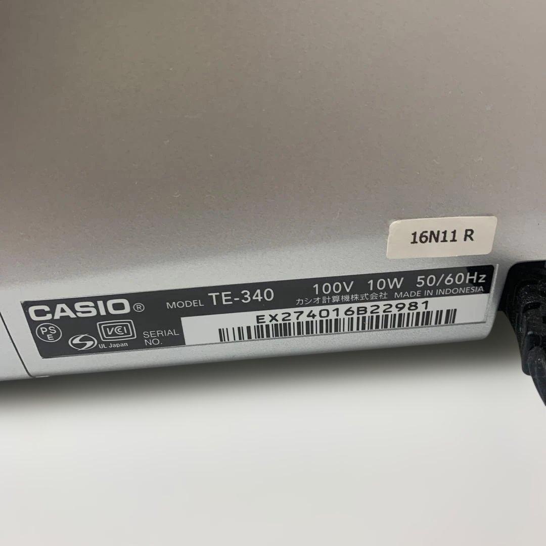 CASIO TE-340-WE レジスター 動作品
