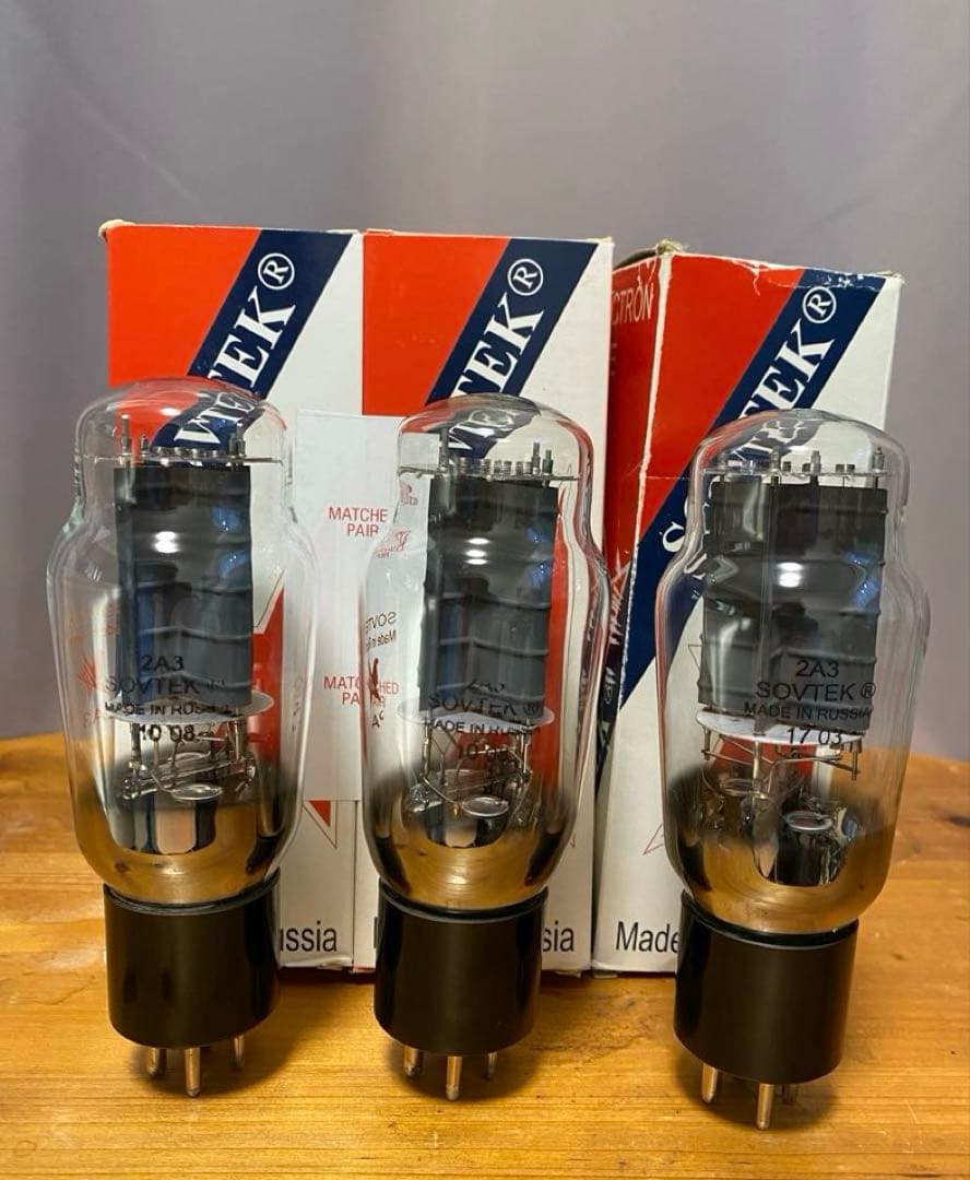 Sovtek 2A3真空管 3本セット