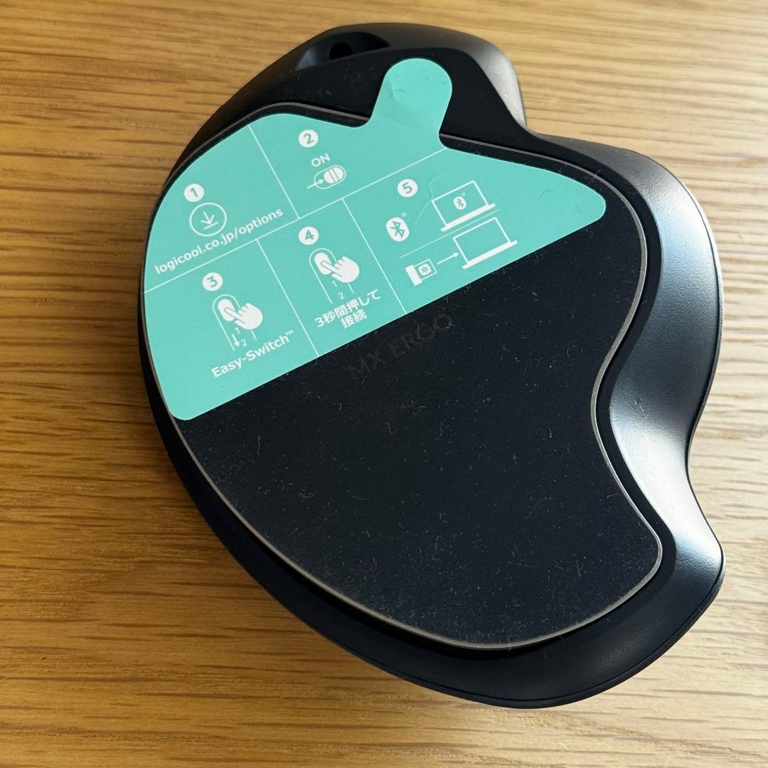 【美品】logicool MX ERGO ワイヤレスマウス