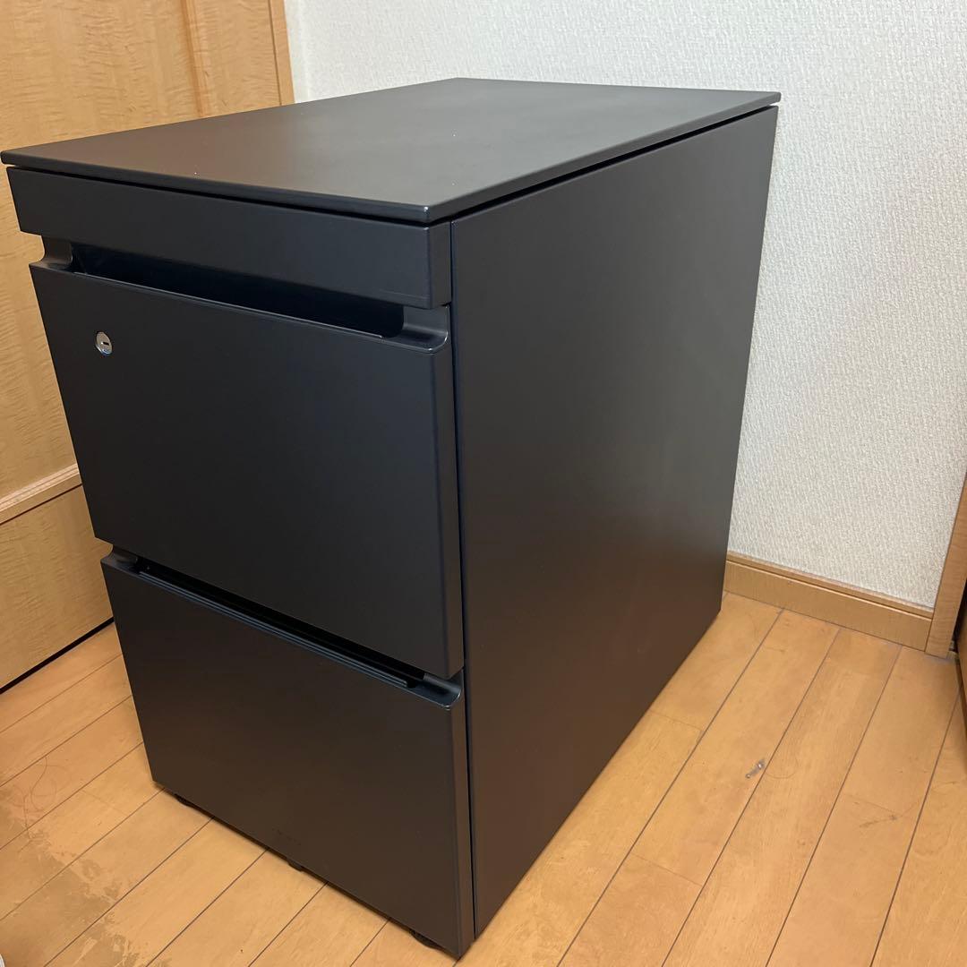 KOKUYO ワゴン3段ペントレー引き出し付きタイプ