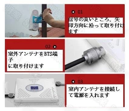 携帯電話ブースター 4大キャリア対応