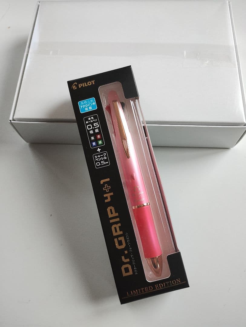廃盤レア パイロット ドクターグリップ 4+1 ゴールドパーツ ピンク