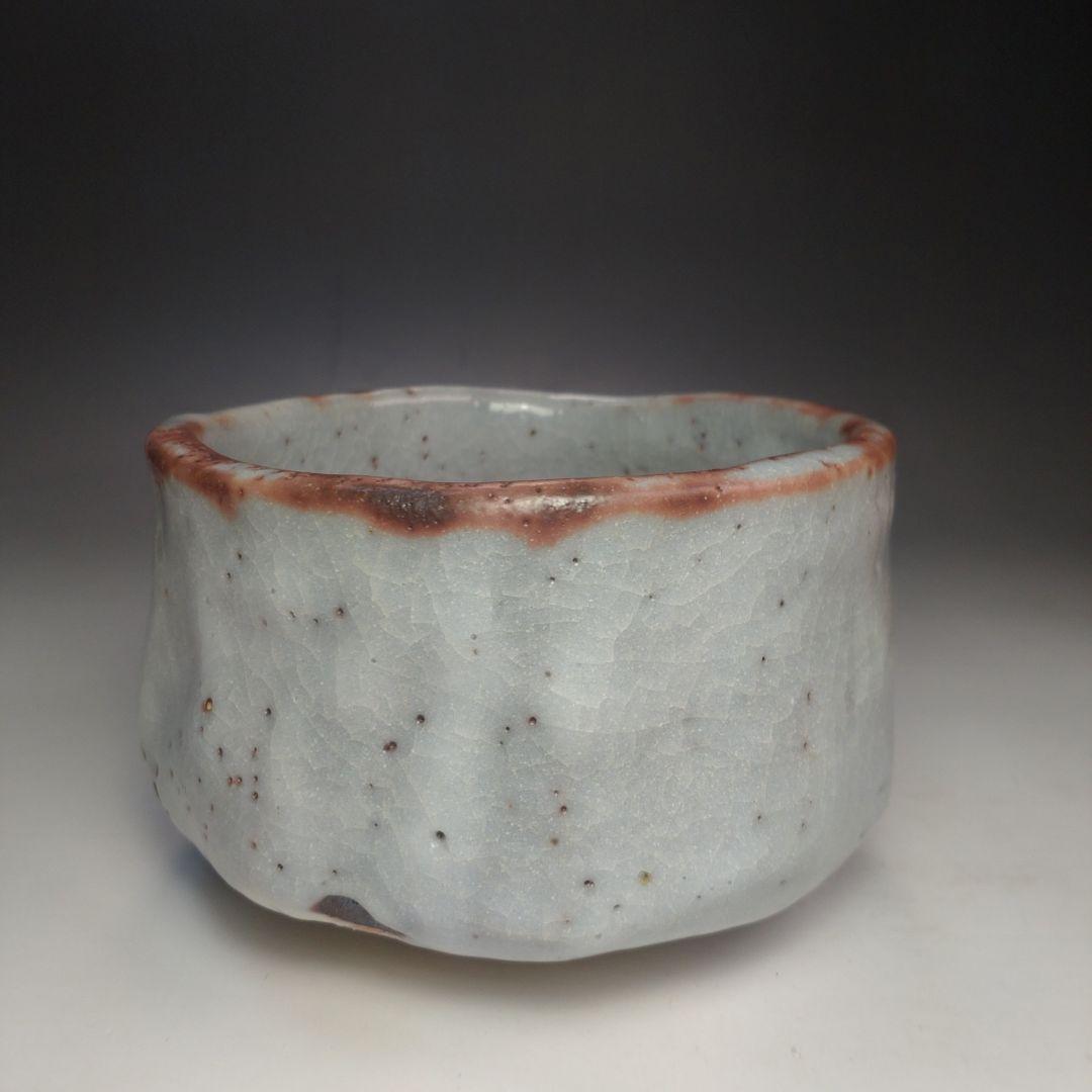 イ135 茶碗『志野茶碗　共箱　在銘』抹茶碗　茶道具