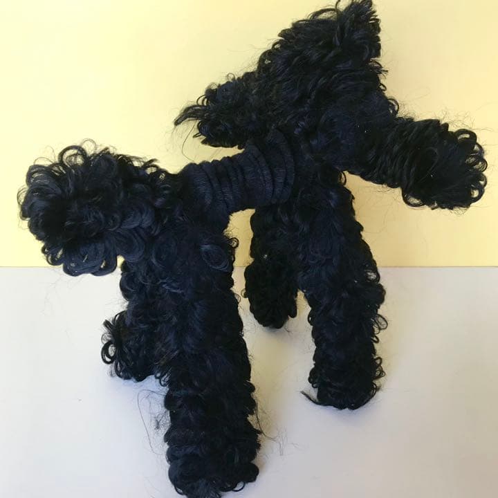 ヴィンテージ　プードル　人形　ドール　ぬいぐるみ
