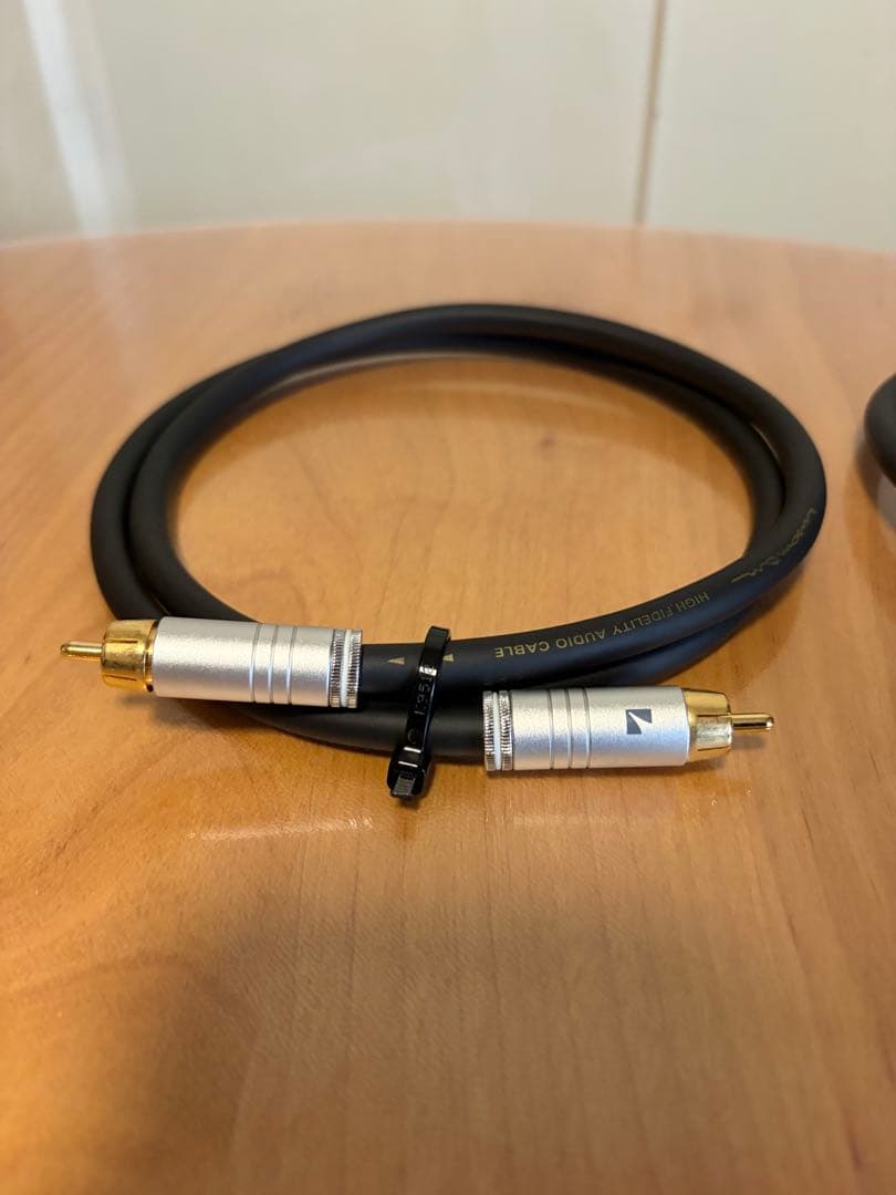 LUXMAN JPR-100 RCAオーディオケーブル 1m 金メッキコネクタ