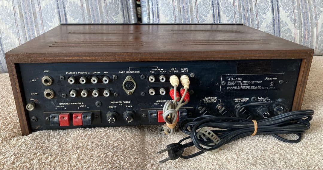 ★動作品!　SANSUI プリメインアンプ AU-666