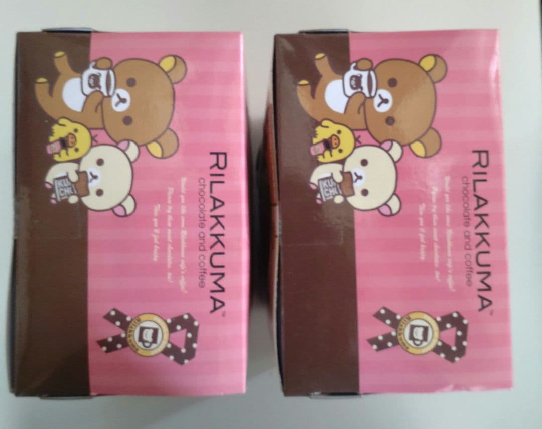 リラックマ　チョコレート＆コーヒー　ぬいぐるみ　in BOX 2種セット