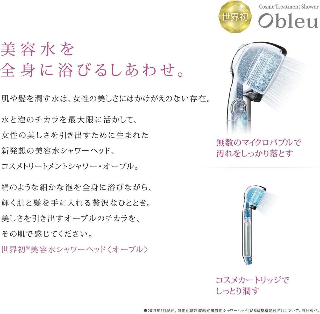 美品 MTGコスメトリートメントシャワー オーブル CS-OB1809B 中古