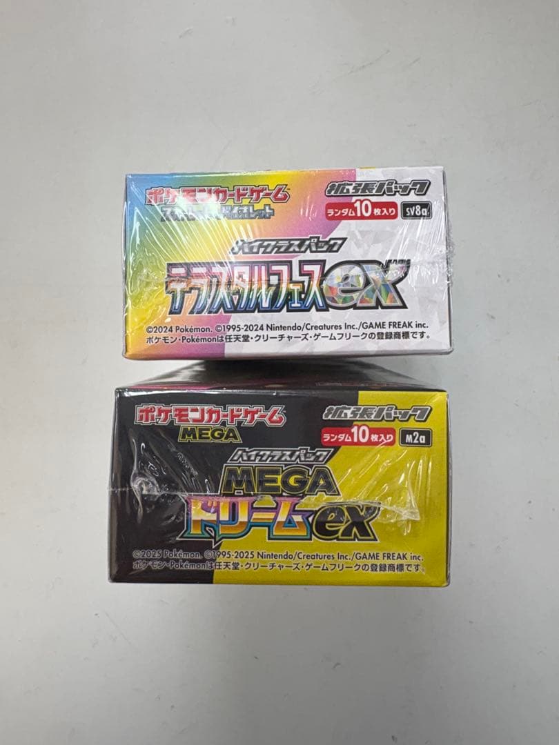 ポケモンカード　テラスタルフェスex MEGAドリームex シュリンク付き