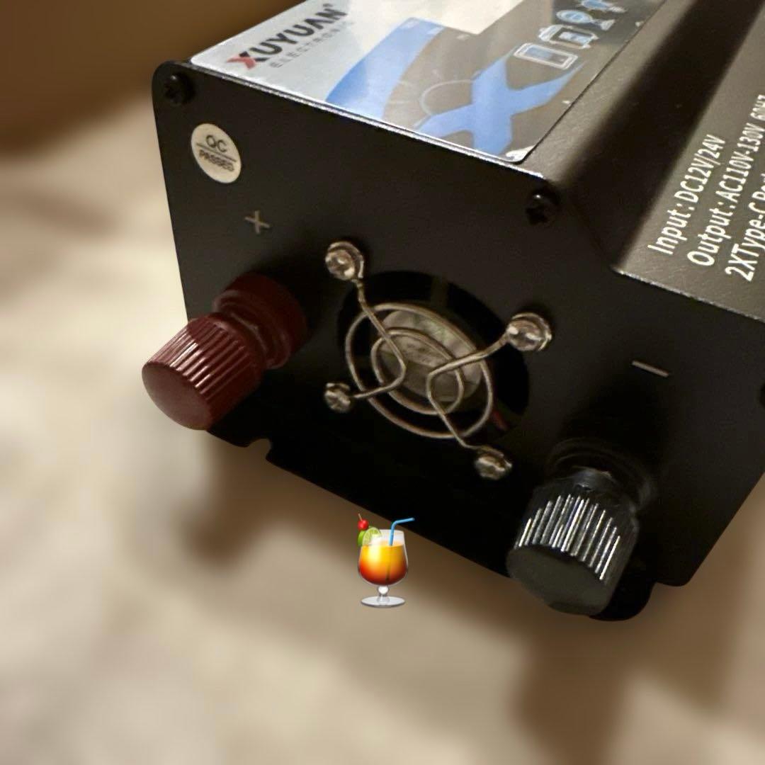 未使用）インバーター 1200W (瞬間2000W対応) DC12V/24V