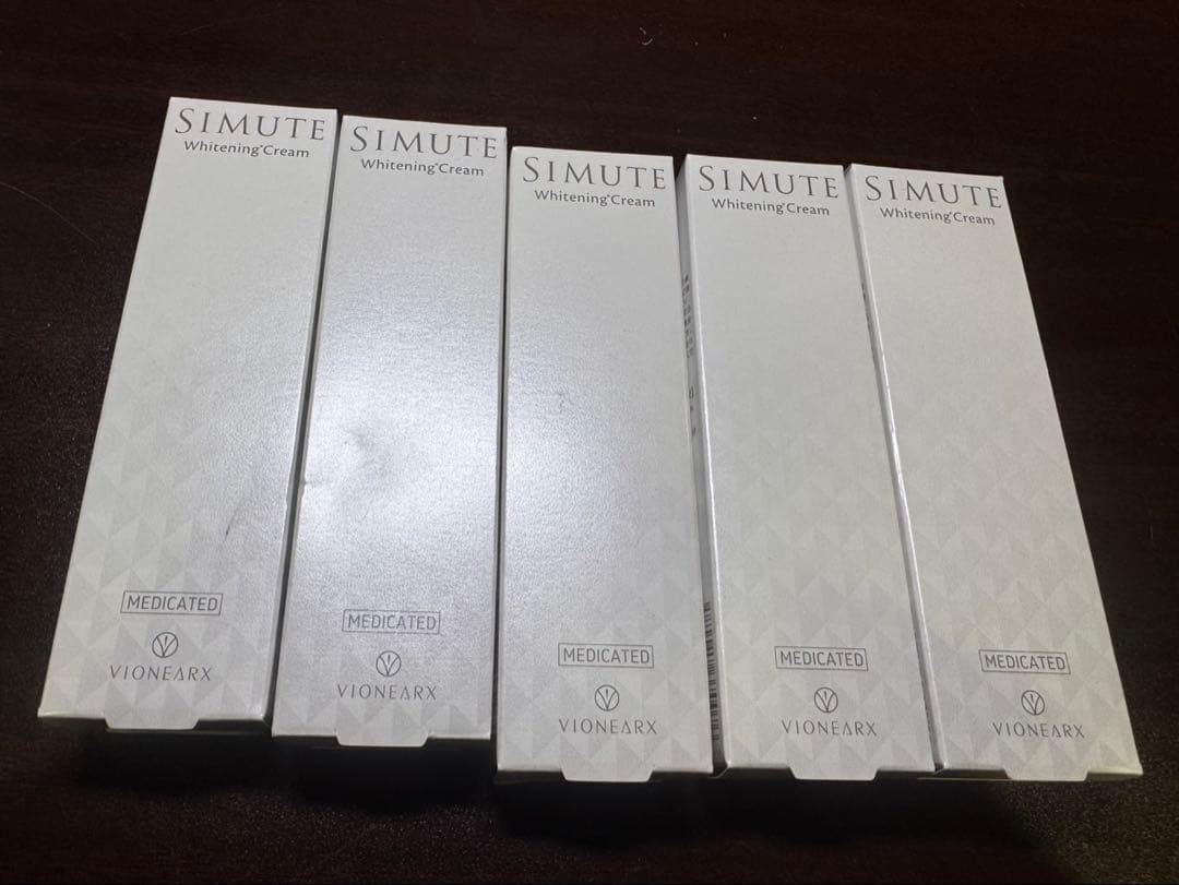 sa196 新品未使用 SIMUTE シミュート 薬用美白クリーム 30g×5個