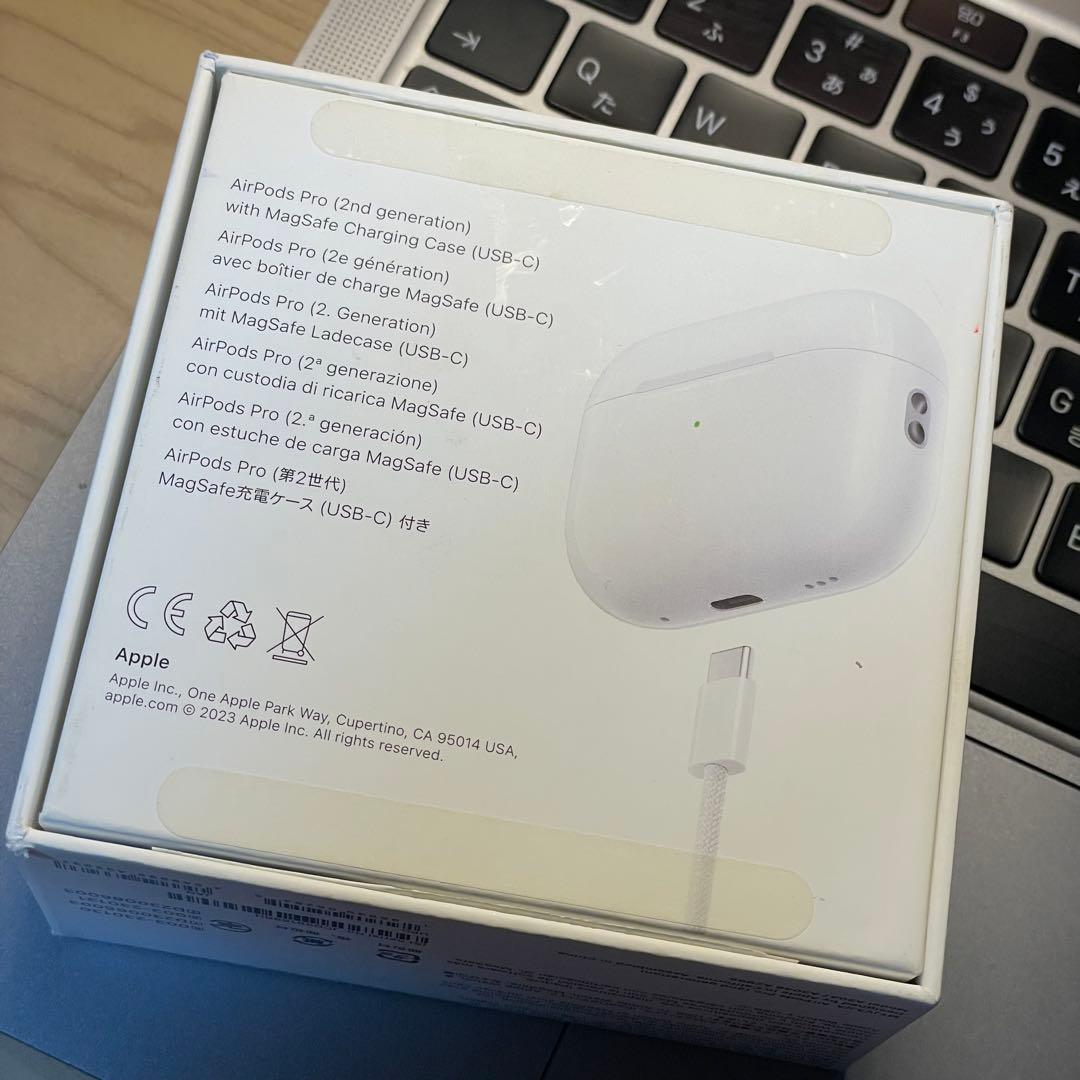 【美品】AirPods Pro 第2世代 USB-C 全機能正常・付属品完備
