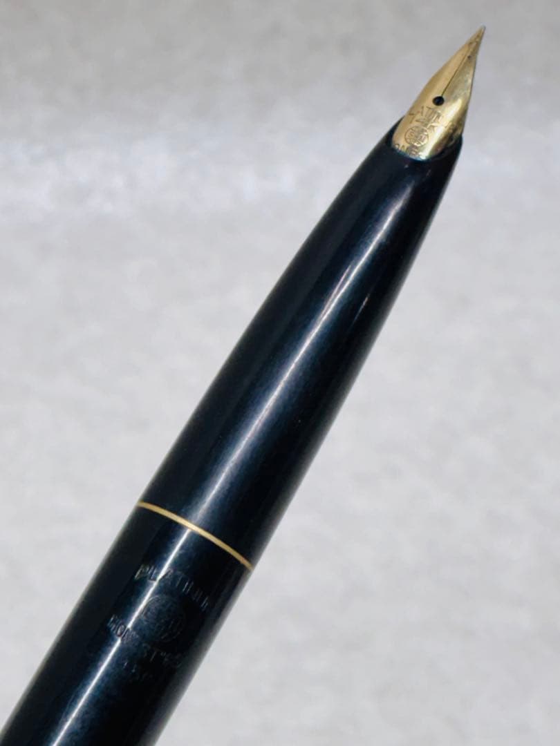廃番 ヴィンテージ レトロ 14K 14金 PLATINUM R14K 万年筆