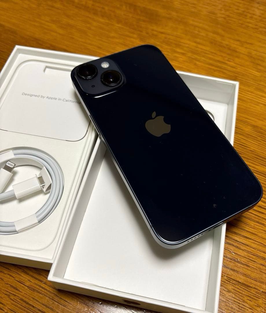 Apple iPhone 14 ブラック 本体　バッテリー84%