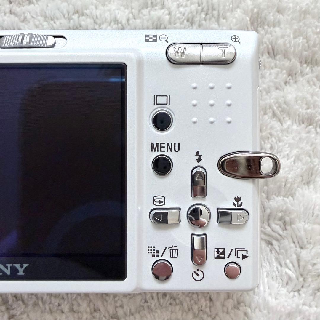 美品【動作品】SONY ソニー Cyber-shot DSC-T10 ホワイト