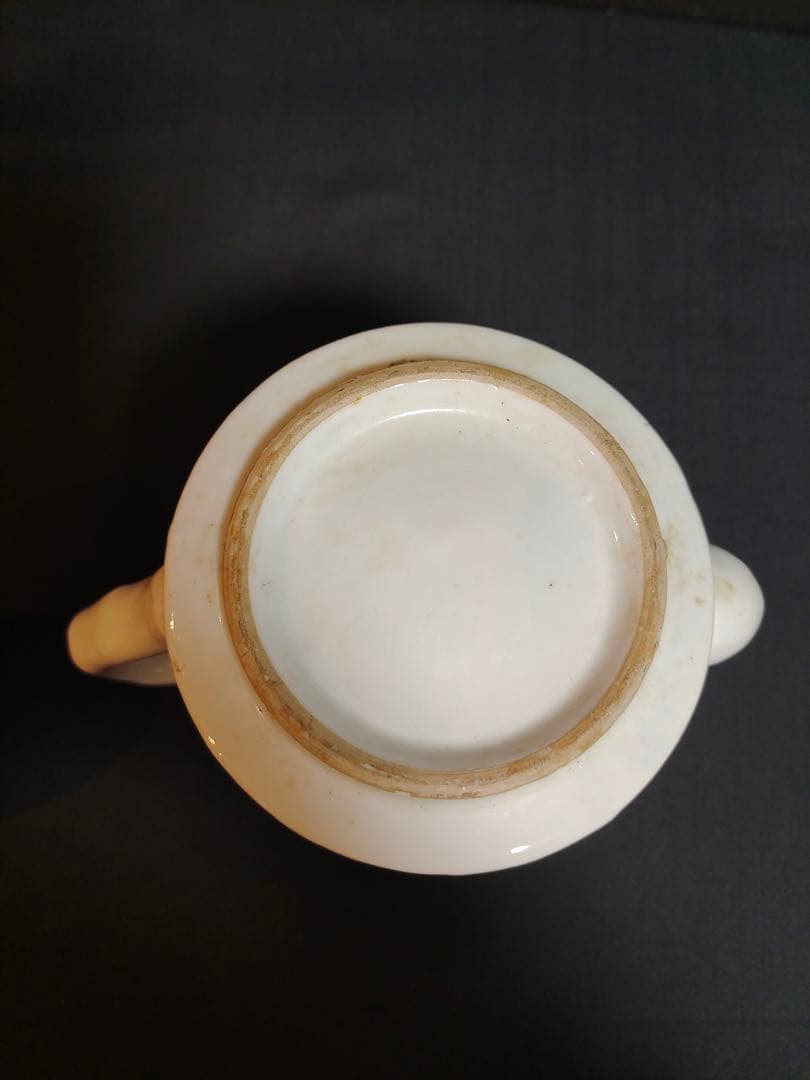煎茶道具　時代染付　 急須　 水注　 茶器　 陶芸　古美術　無傷
