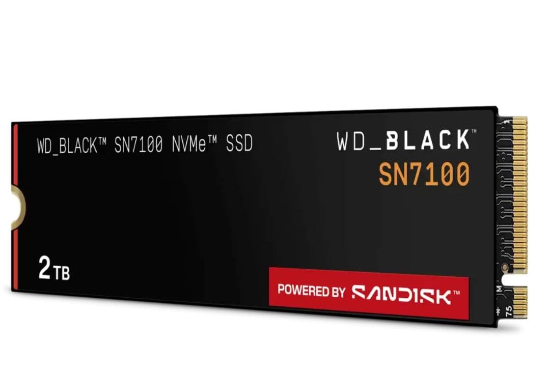 【M.2 SSD】2TB WD BLACK SN7100