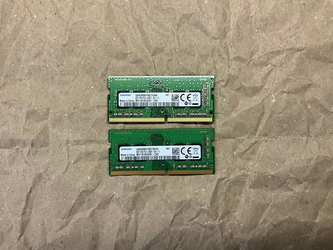 メモリ DDR4-2400 8GB ×2枚 計16GB ⑧