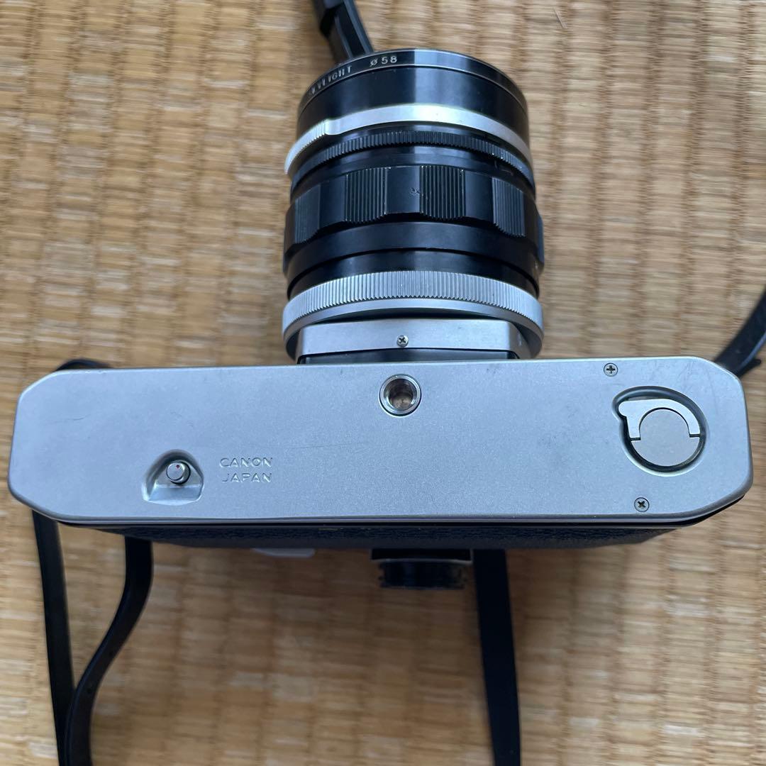 Canon FT QL 一眼レフカメラ 58mmレンズ付き　動作未確認