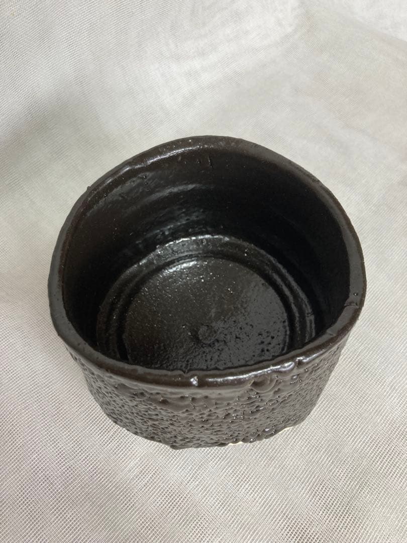 のぶちゃん専用山田正和／引き出し黒茶碗／A81