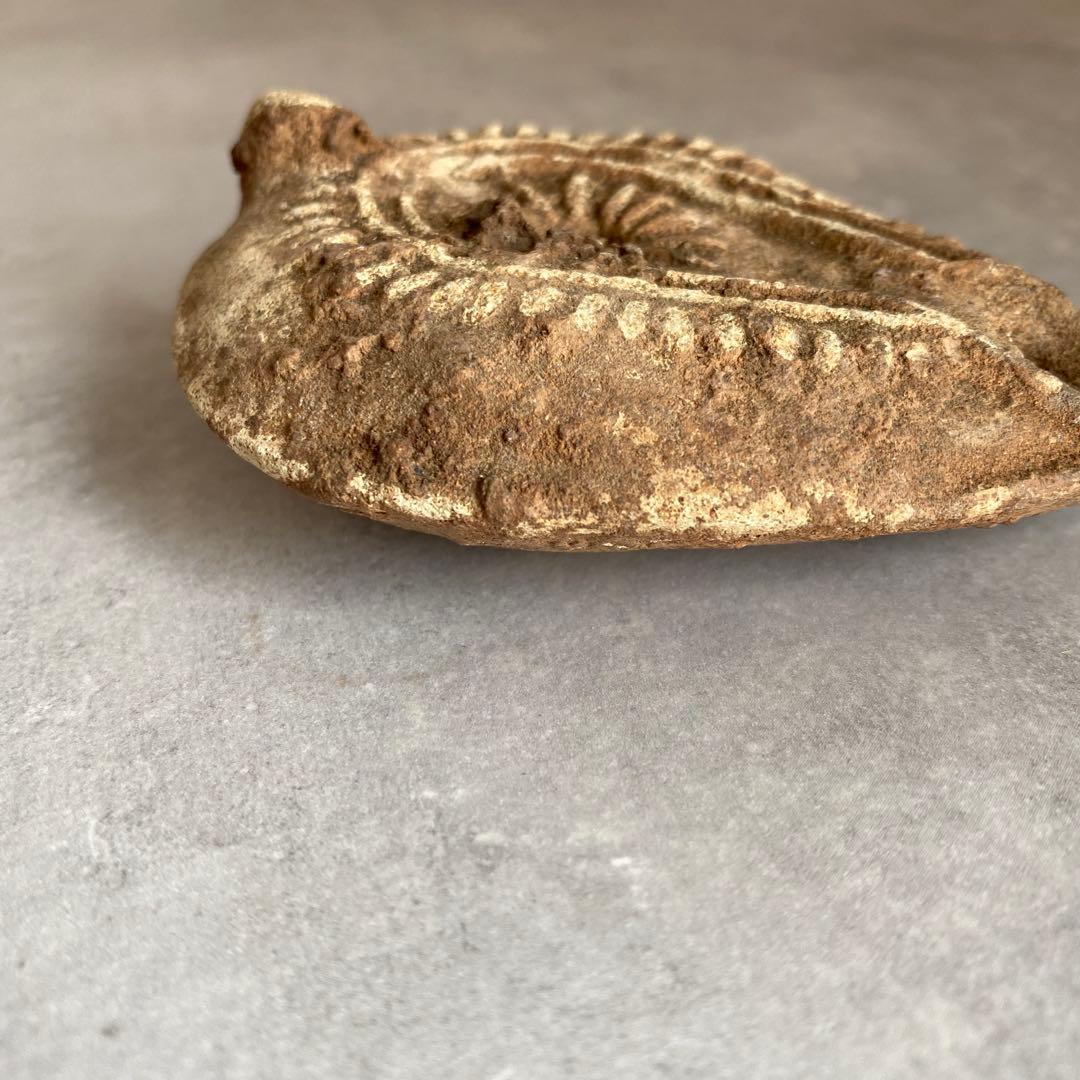 古代ローマ　アンティークオイルランプ　テコラッタ　9cm 41g