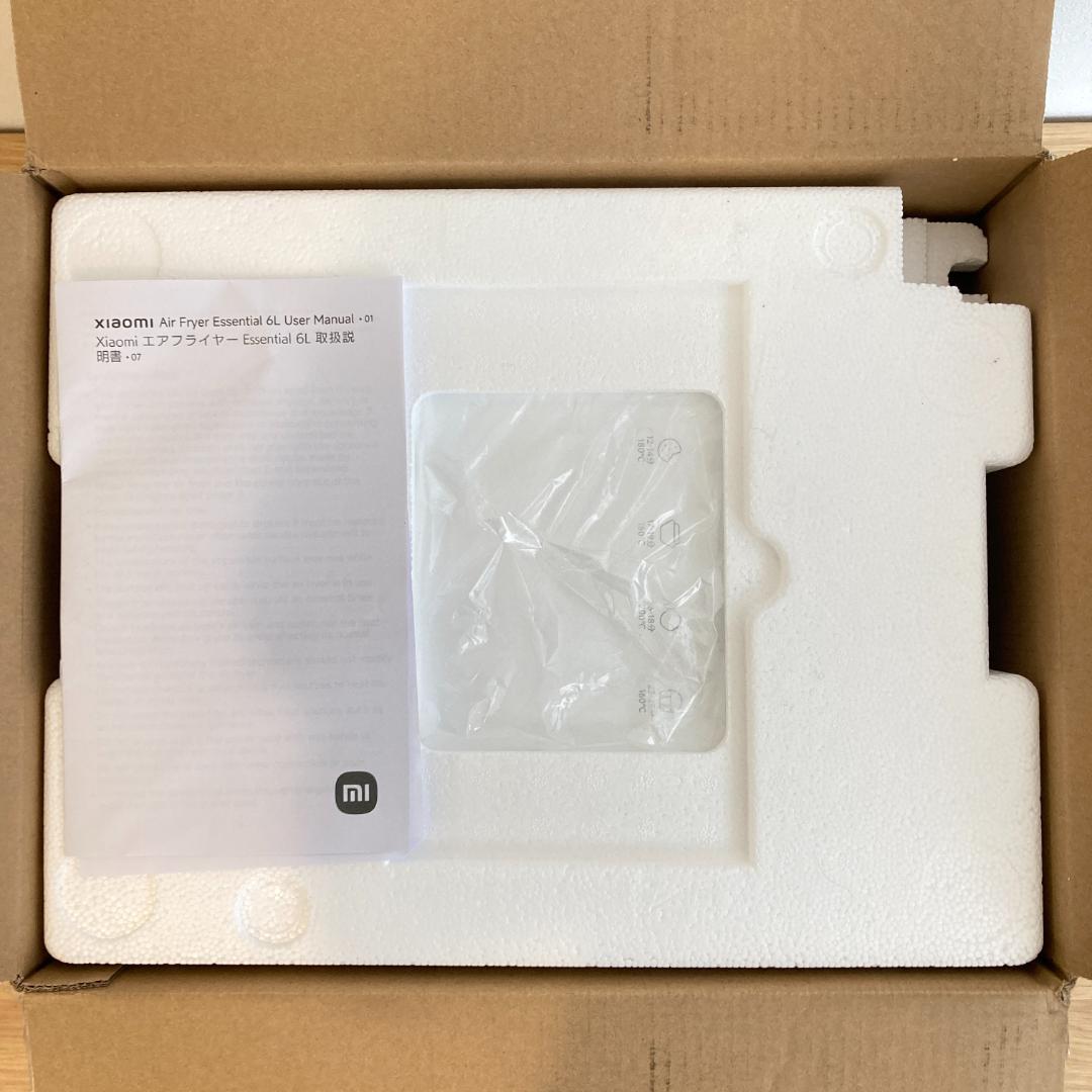 Xiaomi エアフライヤー エッセンシャル 6L 大容量 家庭用 電気