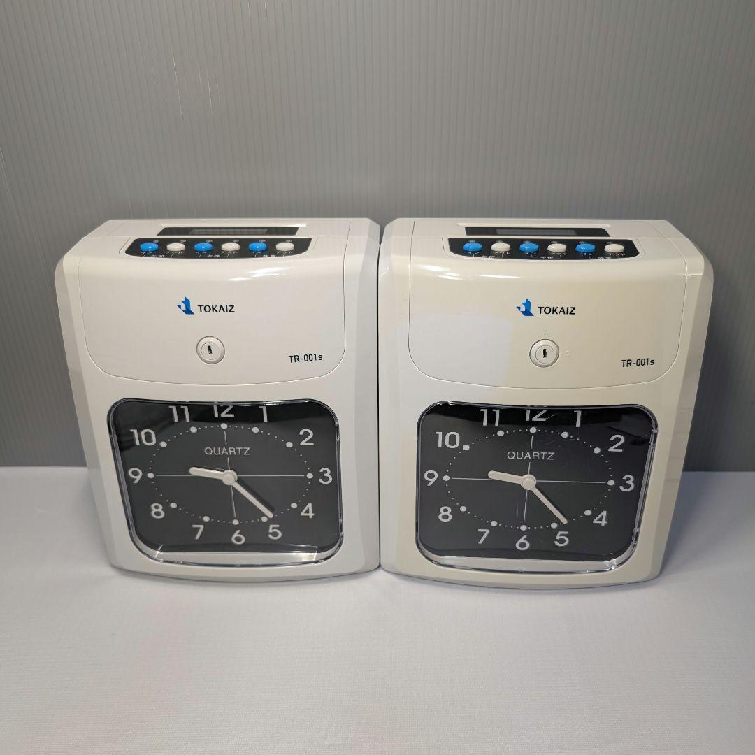 TOKAIZ TR-001s タイムレコーダー2台 動作品 カード350枚