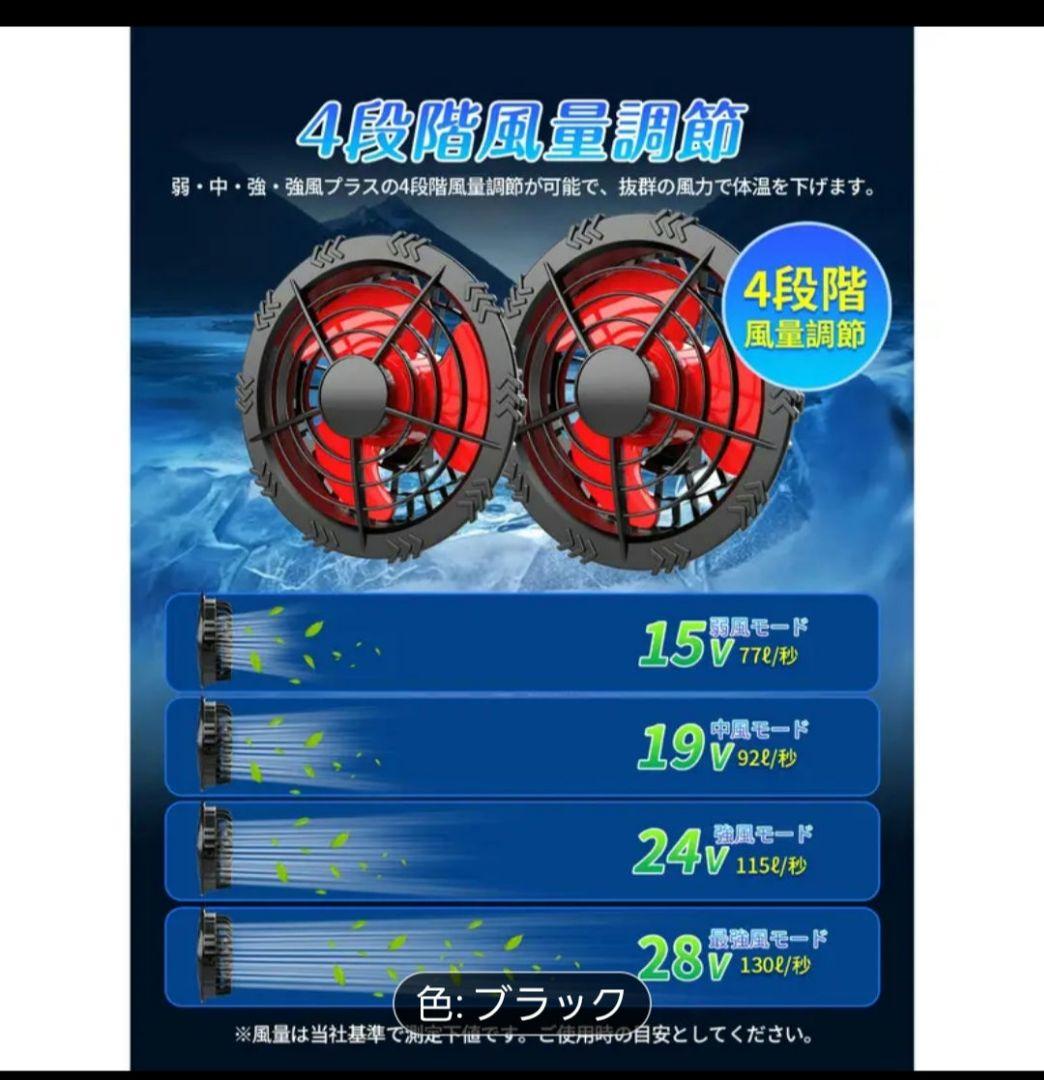 28V 30000mAh ファンバッテリーセット 作業服用 熱中症対策　日本製