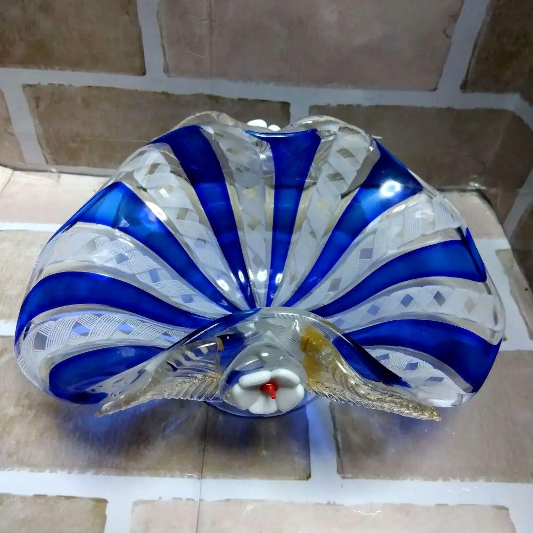 ベネチアンガラス　MURANO　ムラノ コンポート　器