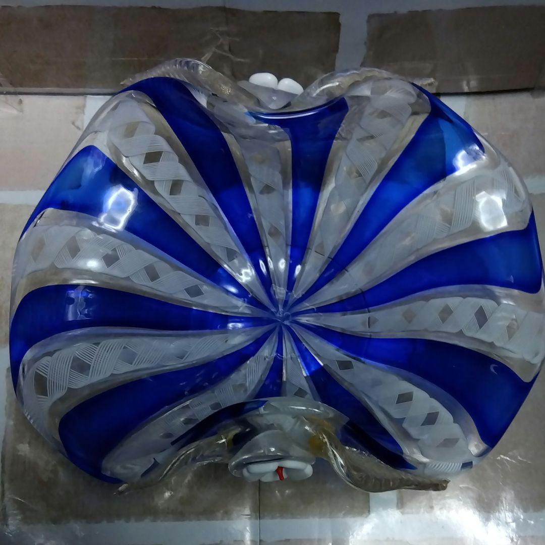 ベネチアンガラス　MURANO　ムラノ コンポート　器