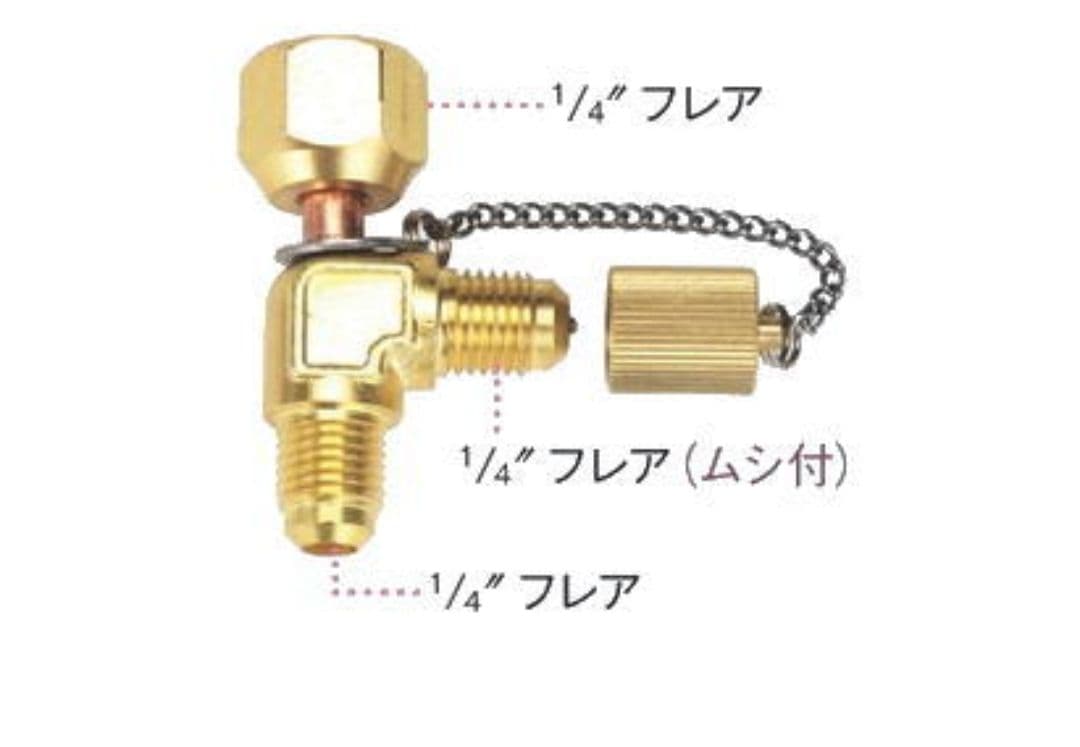イチネンTASCO TA382KF たてT型ゲージアダプター10個セット