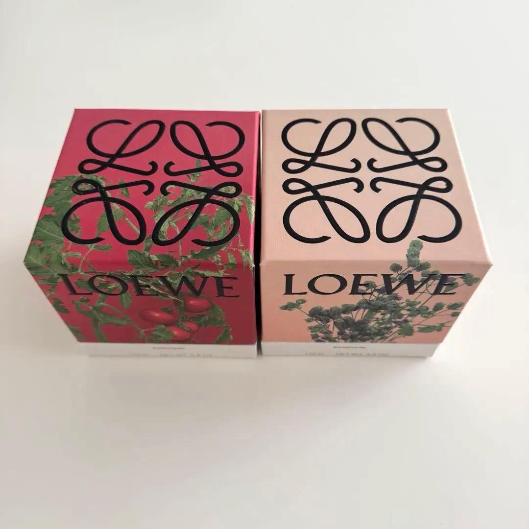【新品】LOEWE レッドトマトリーフ　オレガノ　キャンドル　2種セット