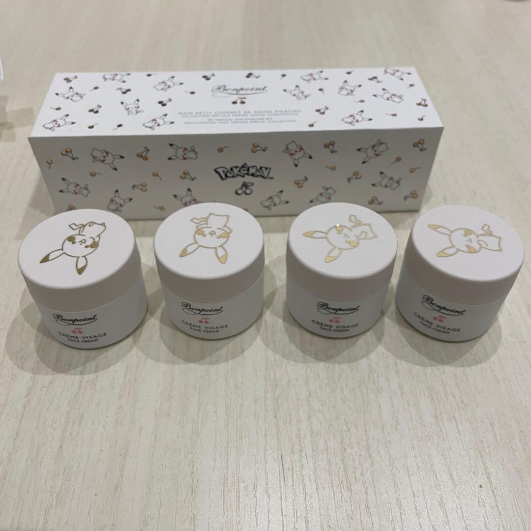 Bonpoint ピカチュウ フェイスクリーム 4個セット