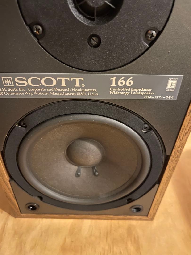 SCOTTスピーカー ペア　166 アメリカン　ビンテージ