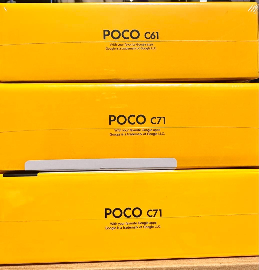 POCO C61/C71 & realme 70T Note 60 ❗️7台セット