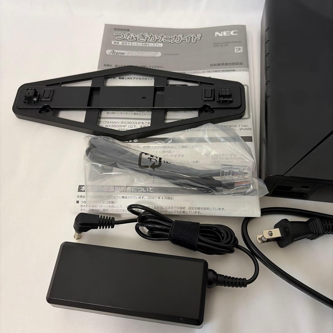 NEC PA-WX3600HP Wi-Fi 6 無線LANルーター