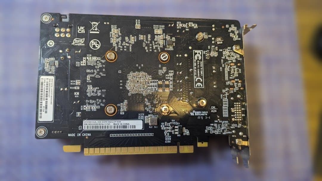 【動作確認済】Parit GTX1630 4GB