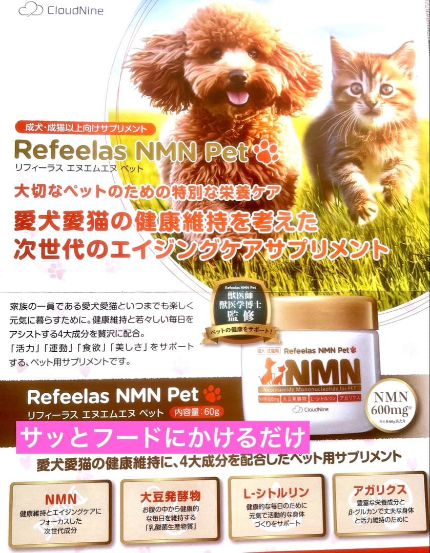 Refeelas NMN Pet 2個セット