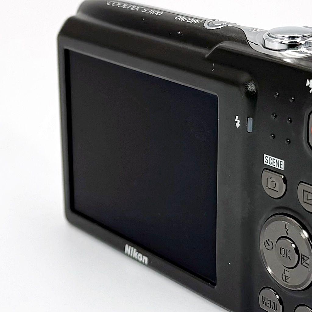 ニコン COOLPIX S3100 シャンパンシルバー コンデジ カメラ 中古