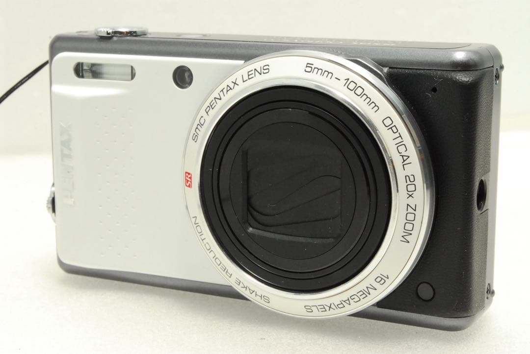 PENTAX Optio VS20 ❤️スマホ転送 ホワイト コンデジ カメラ