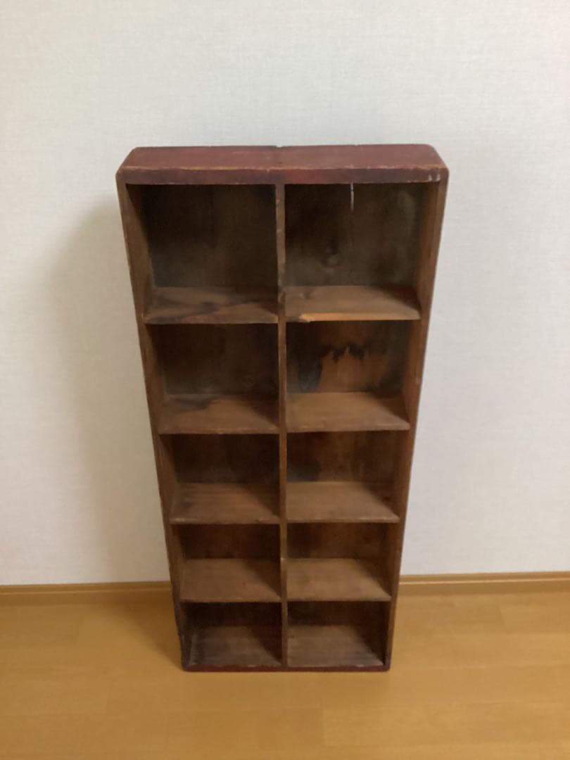 木製オープンシェルフ 海外アンティーク