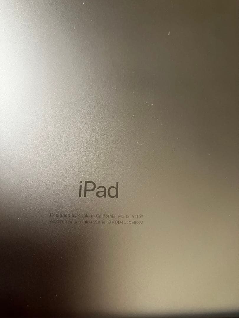 ジャンクiPad 7th gen 7世代 32GB Wi-Fi スペースグレー