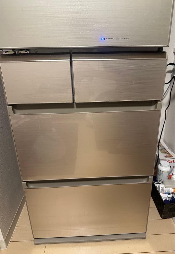 Panasonic 5ドア冷蔵庫　nr-e413pvl-n 【送料込み】