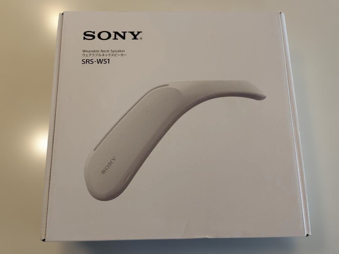 (最終値下げ）（新品未使用）SONY SRS-WS1 ネックスピーカー ホワイト