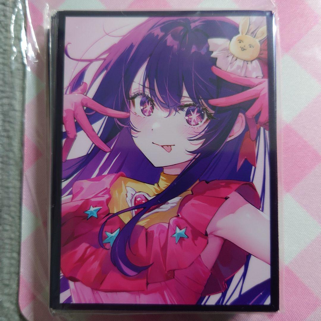 α1 推しの子 アイドル衣装&舌出しピース 星野アイ スリーブ&プレイマット